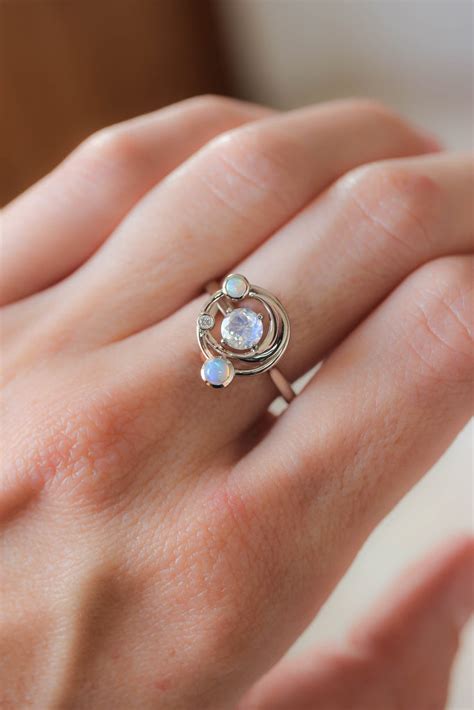 Tap into Your Inner Magic with Moon Magician Opal Rings
